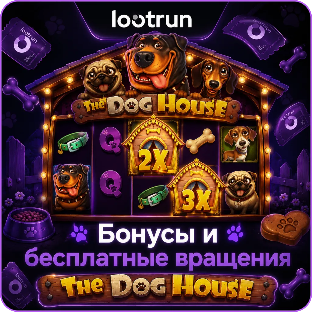 лутран промокод на бонусы в the dog house